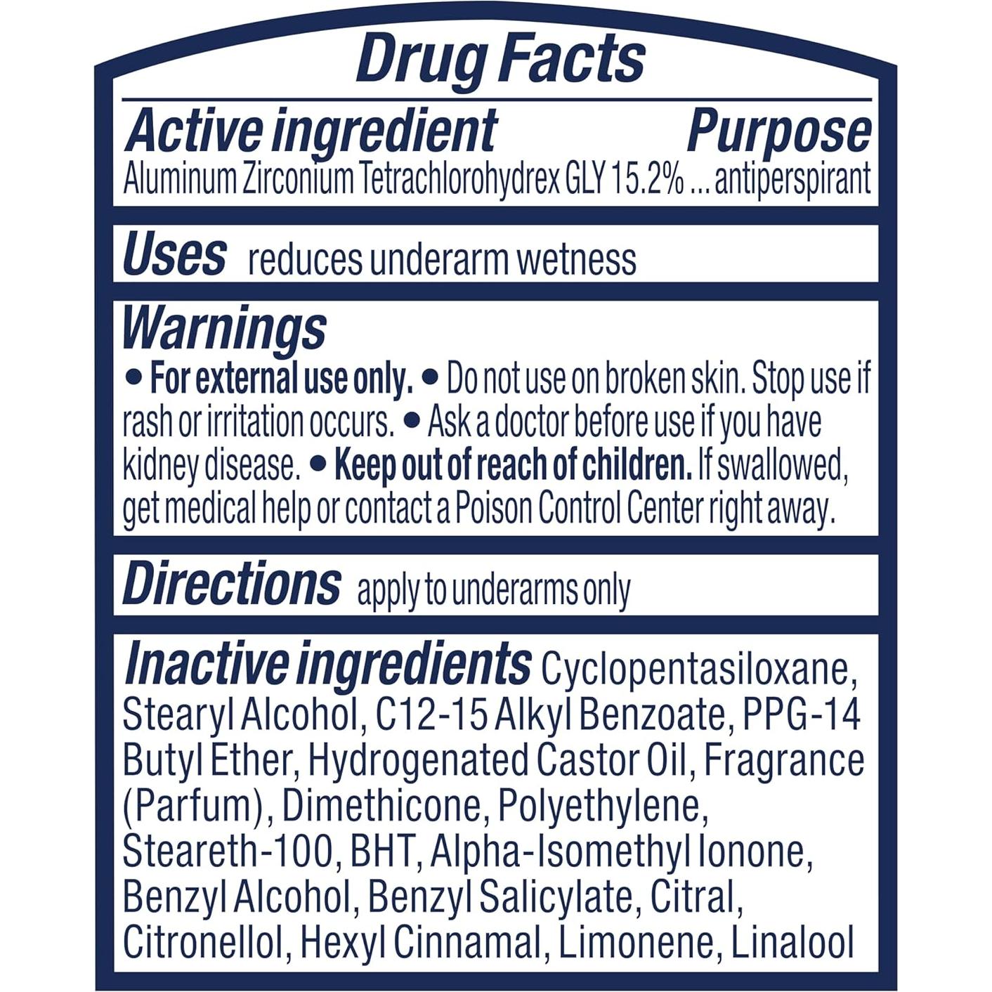 Degree Antiperspirante Desodorante Limpieza de Ducha 73.71 g