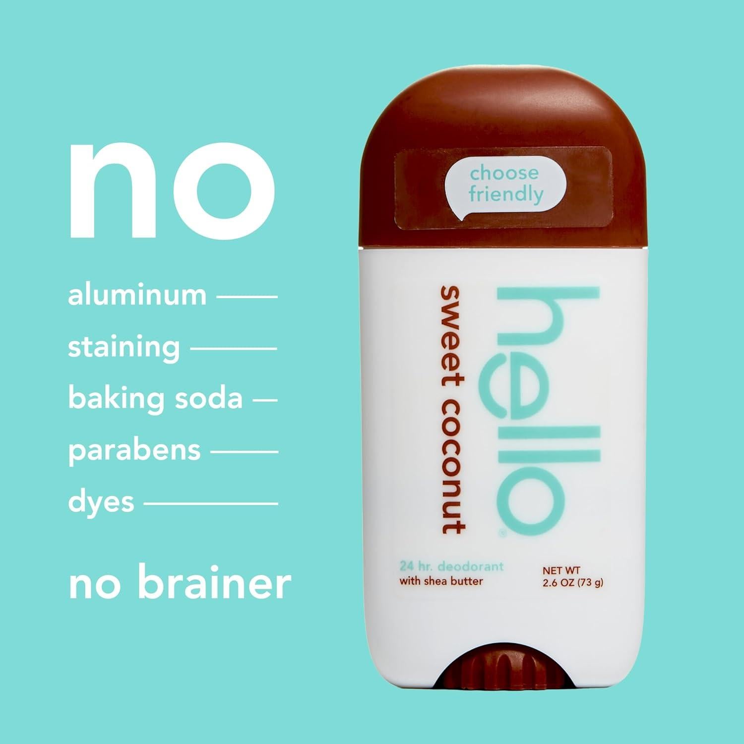 Desodorante Dulce de Coco Colgate-Palmolive 74g x2 Libre de Aluminio