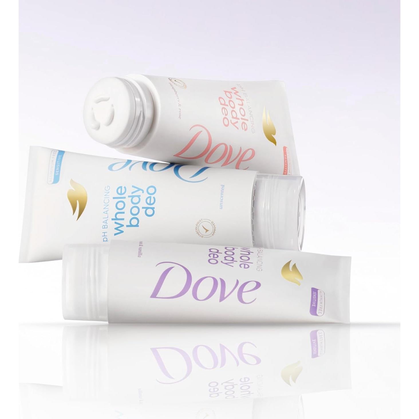 Desodorante Crema Dove Sin Aluminio 70.9 g Coco y Vainilla