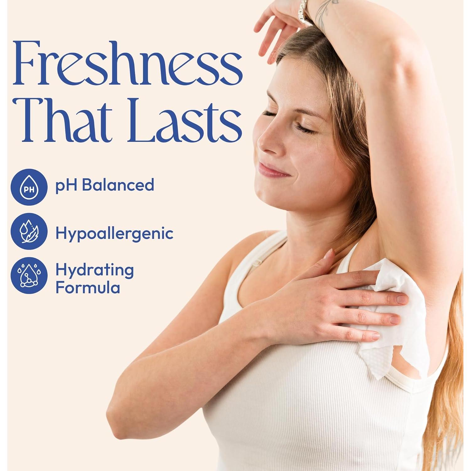 Toallitas Desodorantes Biodegradables Fomin - 30 Unidades Viaje