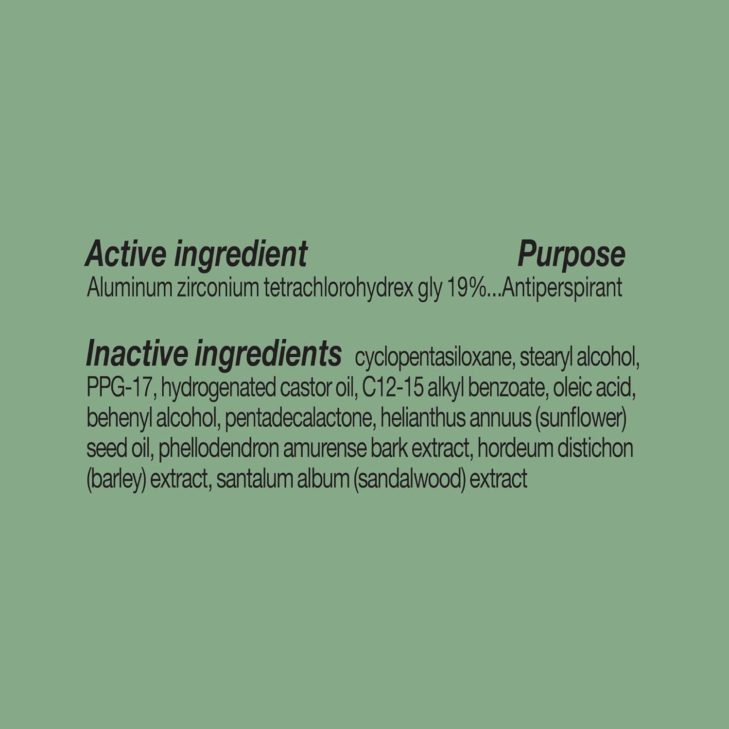 Desodorante Antitranspirante Ban Sólido Invisible Sin Fragancia 4x73.71g