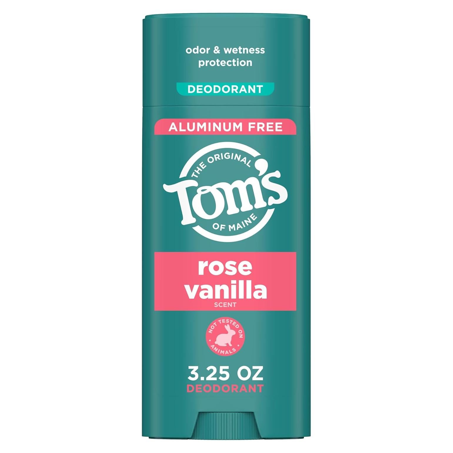 Desodorante Natural Tom's of Maine Rosa Vainilla 92.1 g Sin Aluminio
