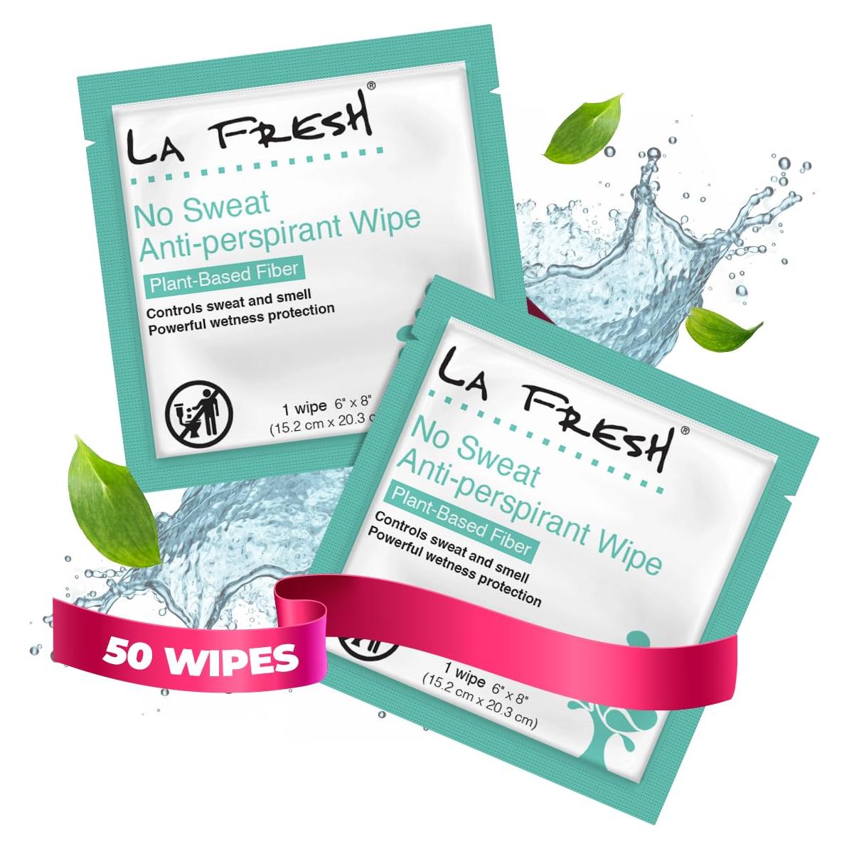 Toallitas Desodorantes La Fresh Travel Lite - 50 Unidades