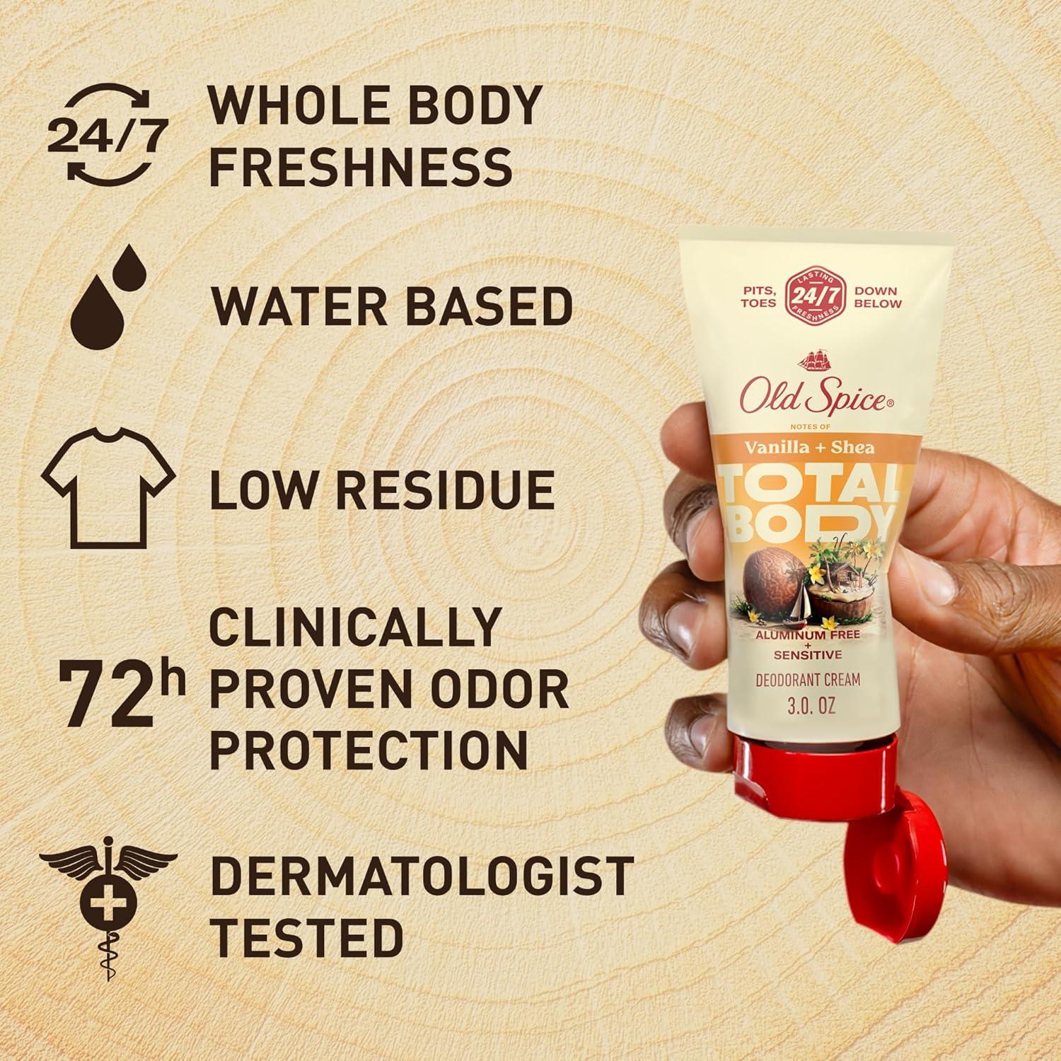 Desodorante Corporal Old Spice Vainilla + Karité 22.68 g