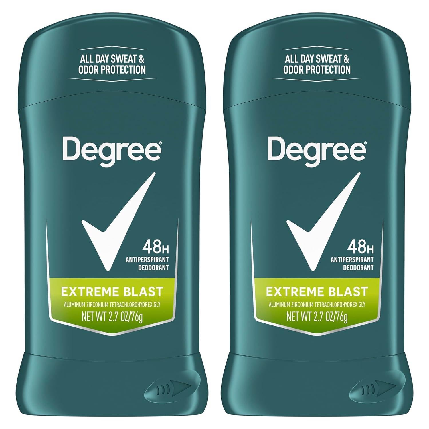 Degree Men Antitranspirante Desodorante 76.5 g Doble Paquete