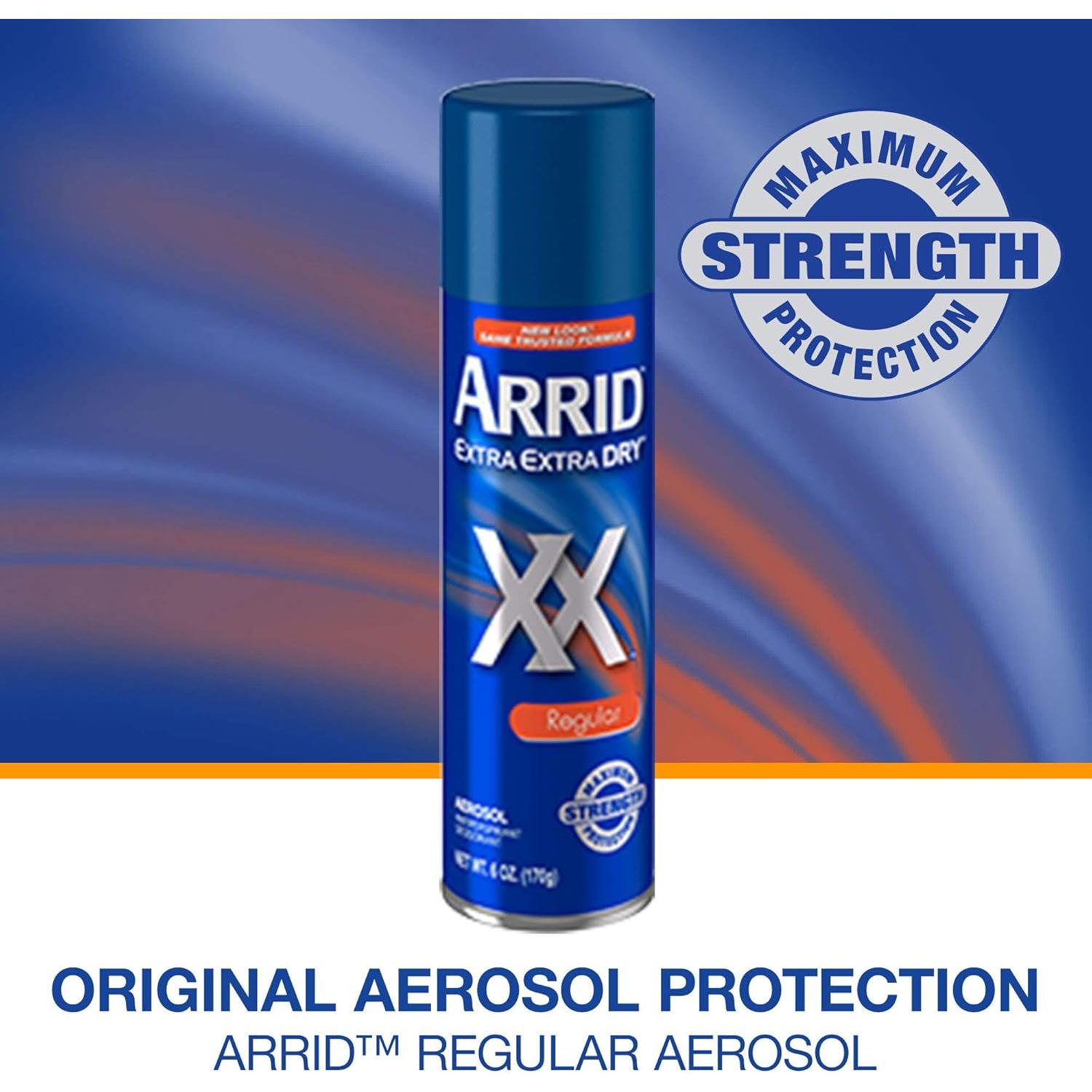Desodorante Antiperspirante Aerosol Arrid XX 113.4 g Regular
