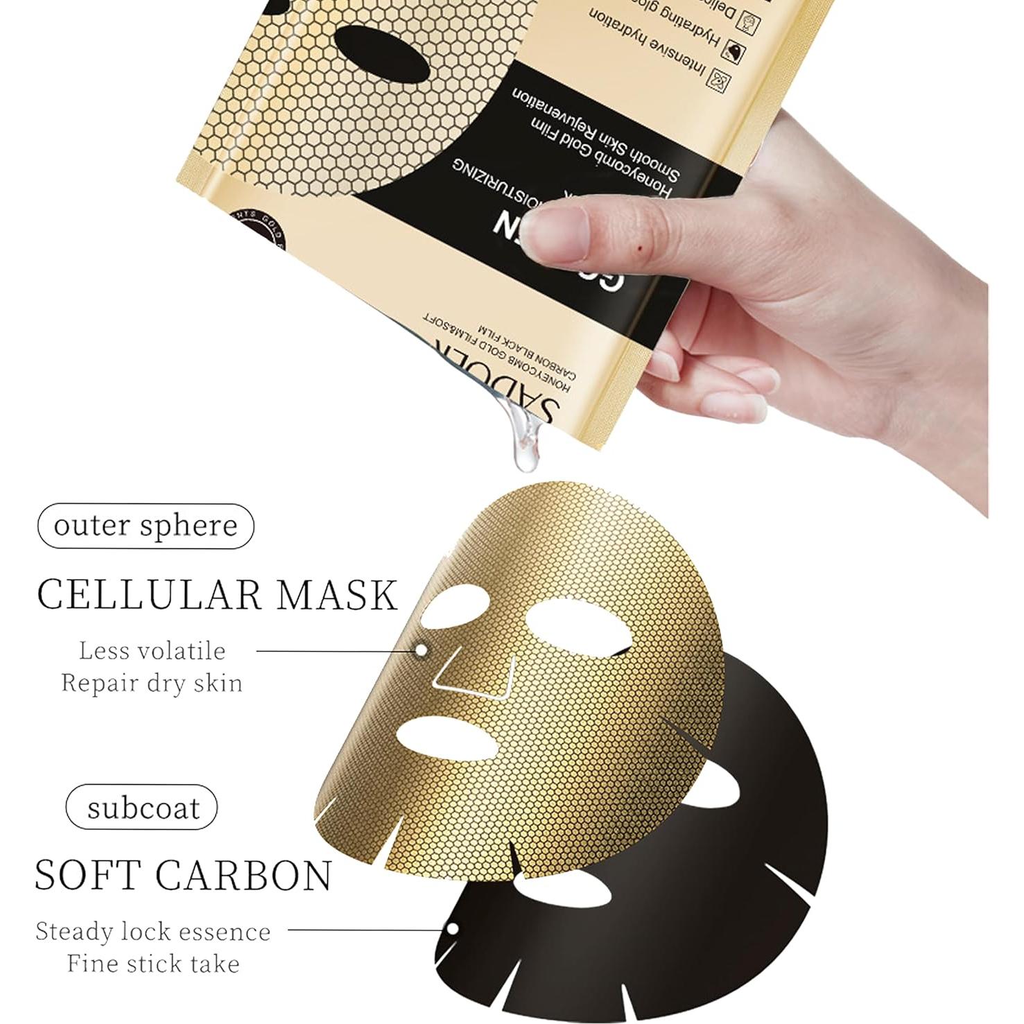 55 Mascarillas Faciales Hidratantes Meleell para Piel Sensible