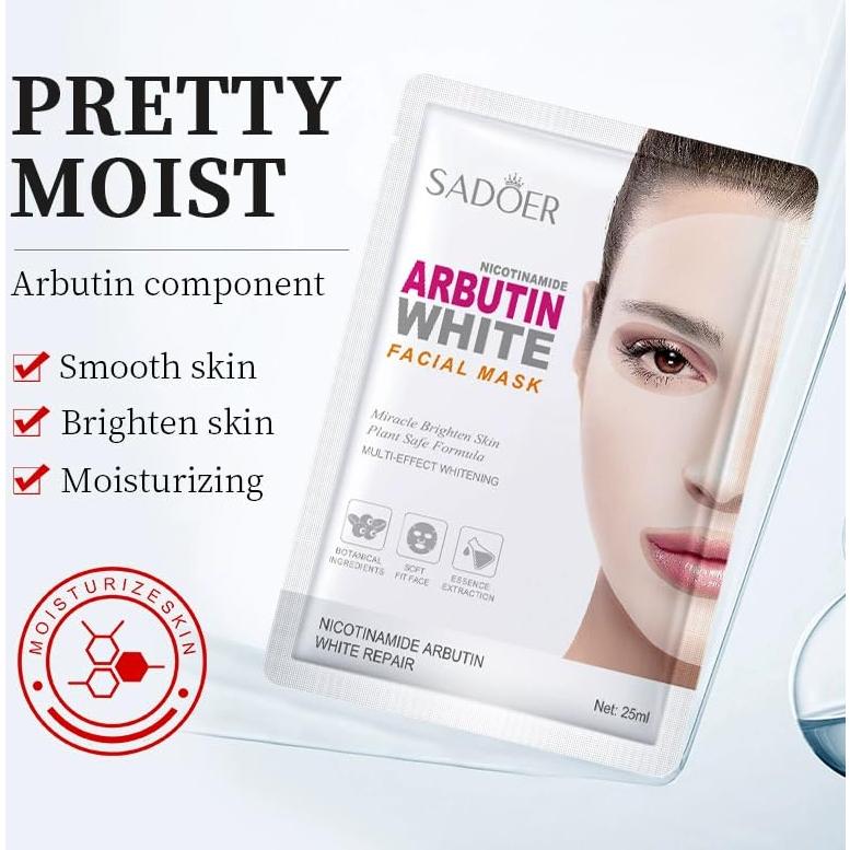 55 Mascarillas Faciales Hidratantes Meleell para Piel Sensible