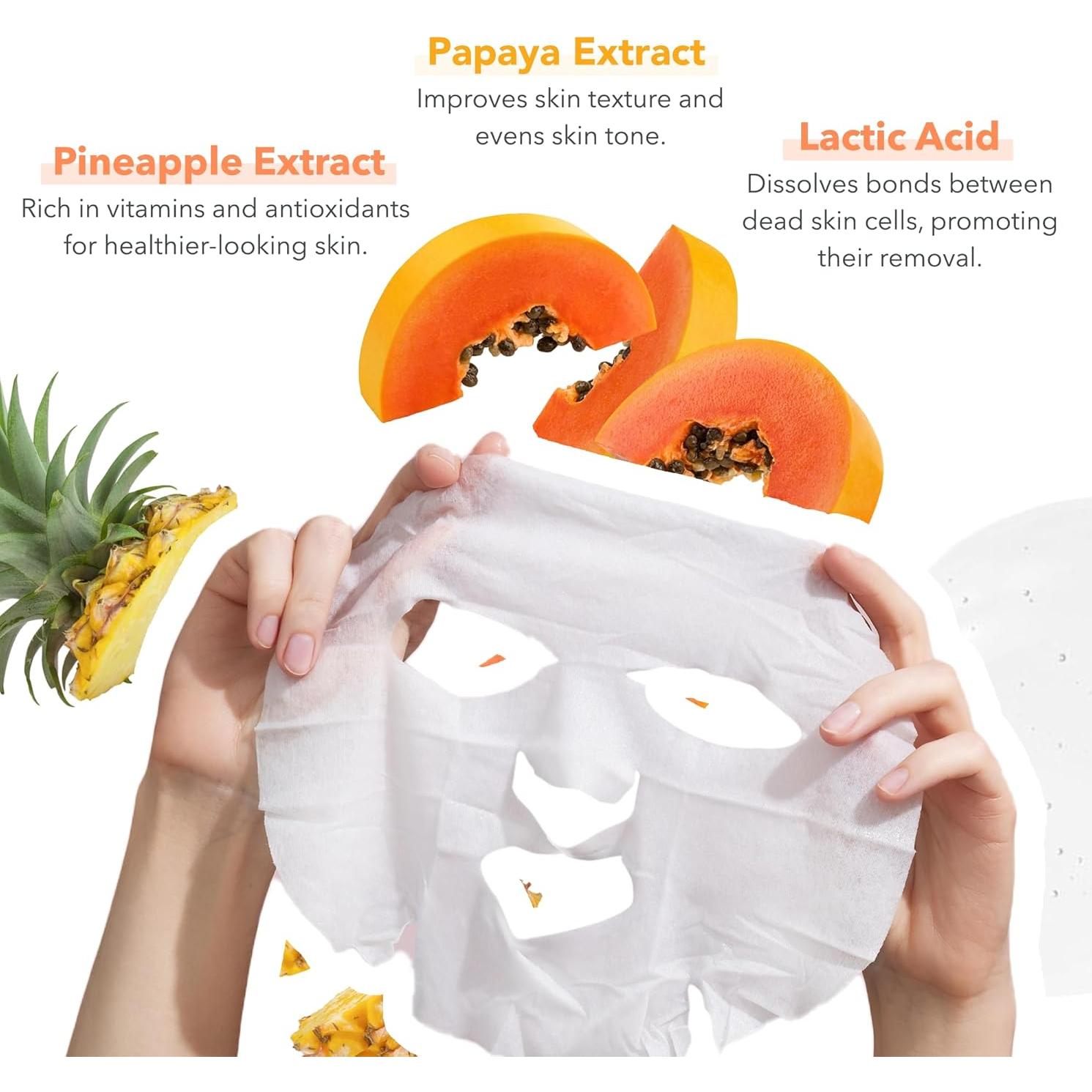 Mascarilla Exfoliante Patchology con Papaya y Piña 1 Unidad