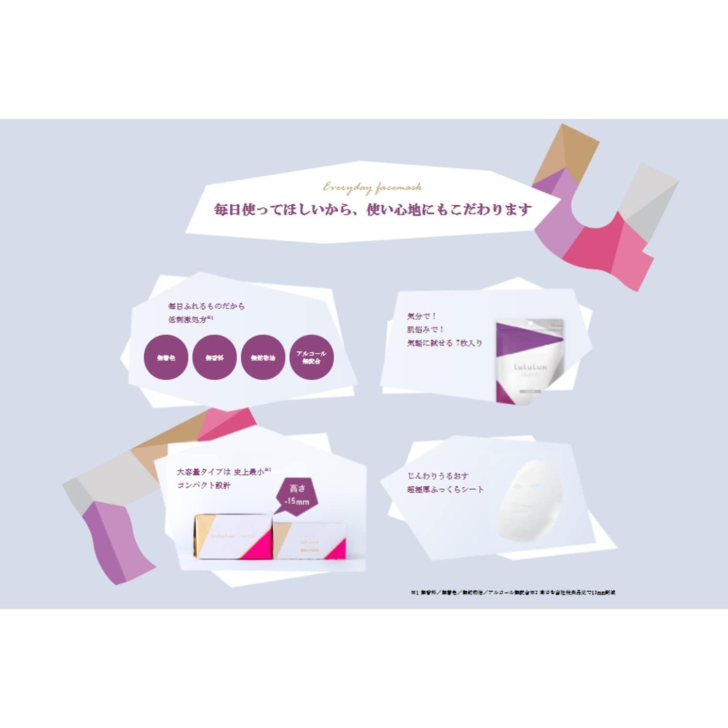 Mascarilla Facial Lululun 32EA Anti Envejecimiento Piel Madura