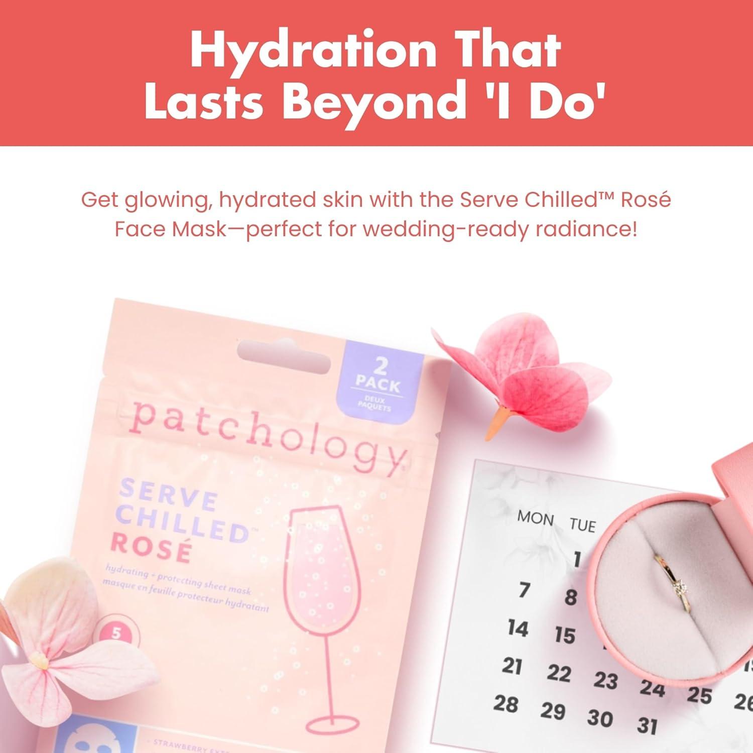 Mascarilla Facial Hidratante Patchology con Ácido Hialurónico - 2 Pares