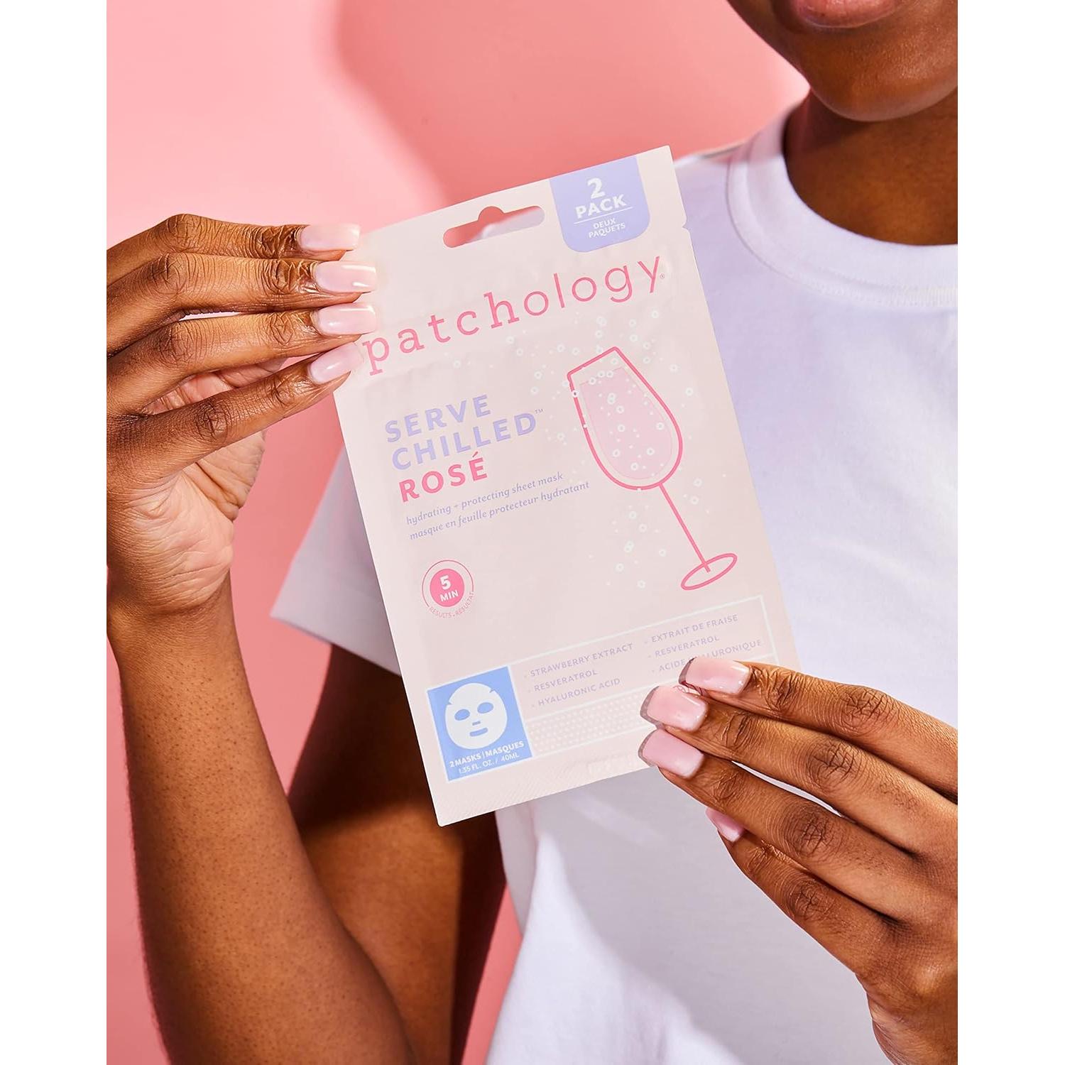 Mascarilla Facial Hidratante Patchology con Ácido Hialurónico - 2 Pares