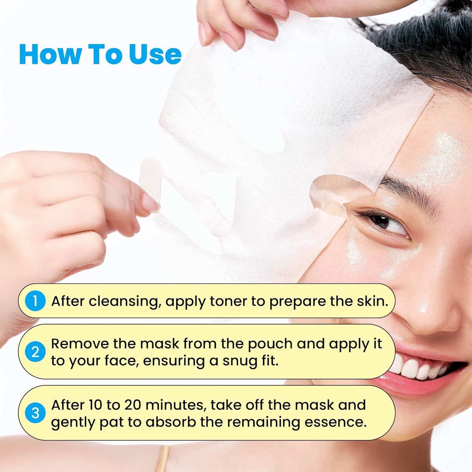 Mascarilla Facial Hidratante BRINGGREEN Limón 10ea 295g