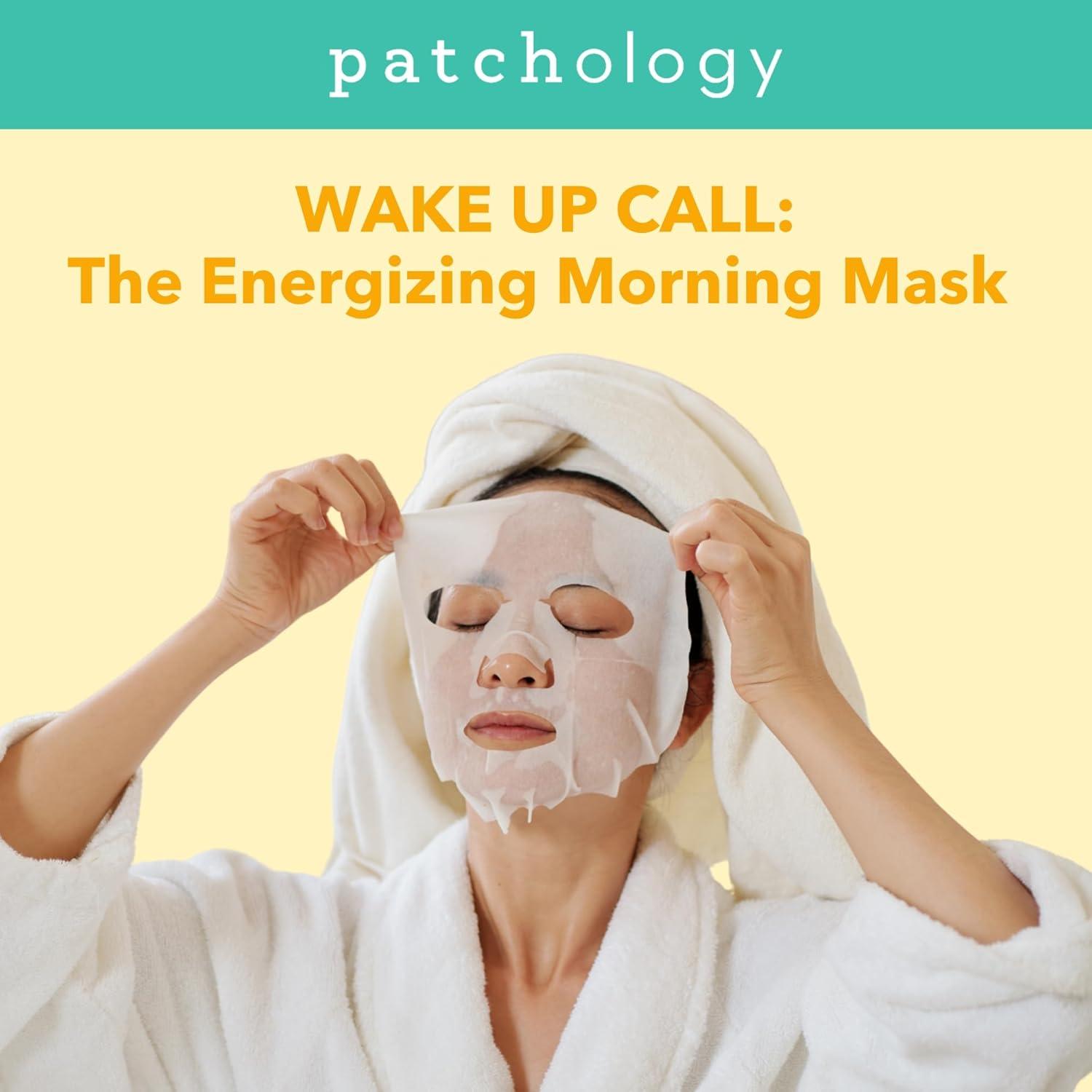 Mascarilla Facial Hidratante Patchology Wake Up Call - 4 Unidades