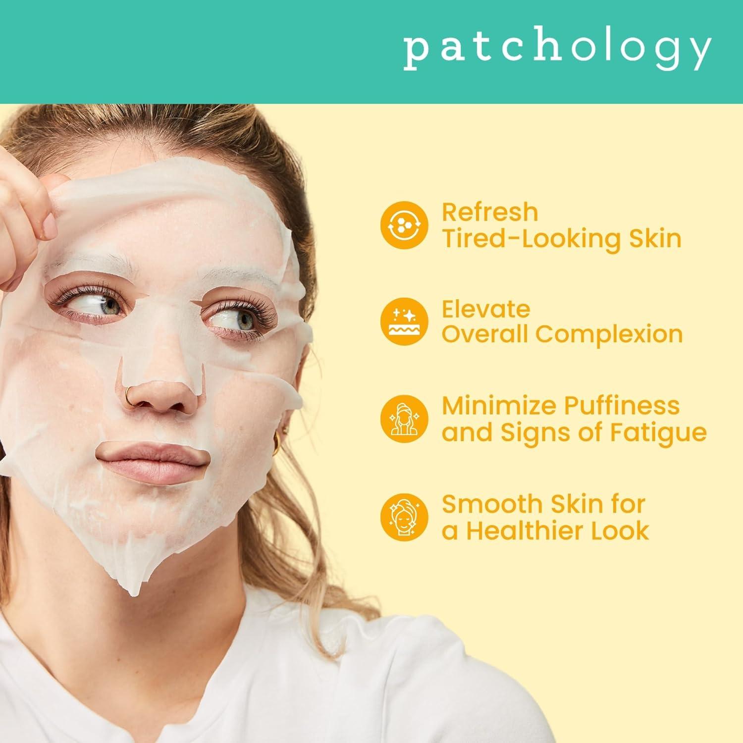 Mascarilla Facial Hidratante Patchology Wake Up Call - 4 Unidades