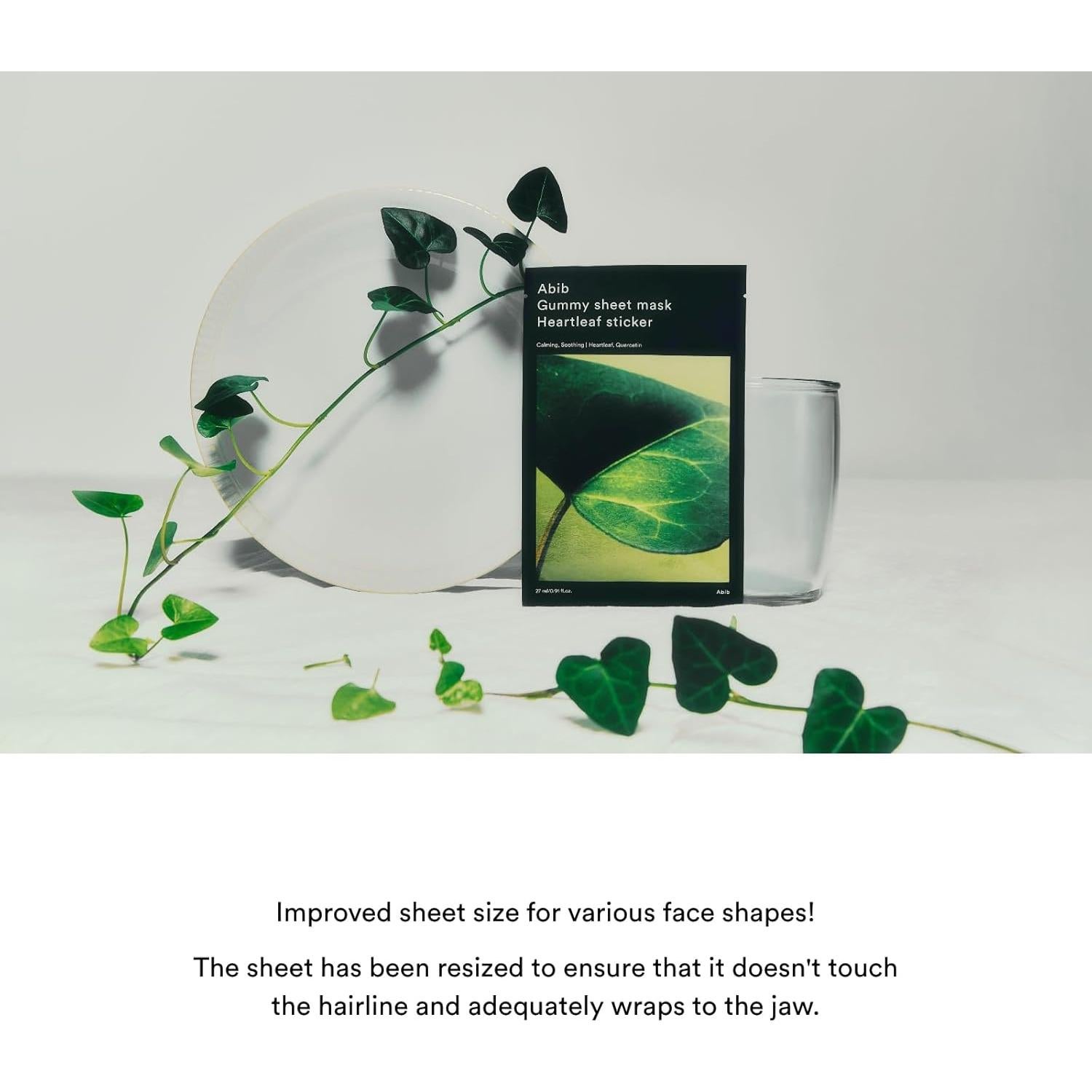 Mascarilla de Hoja Gummy Abib 10 Hojas Calmante Hialurón