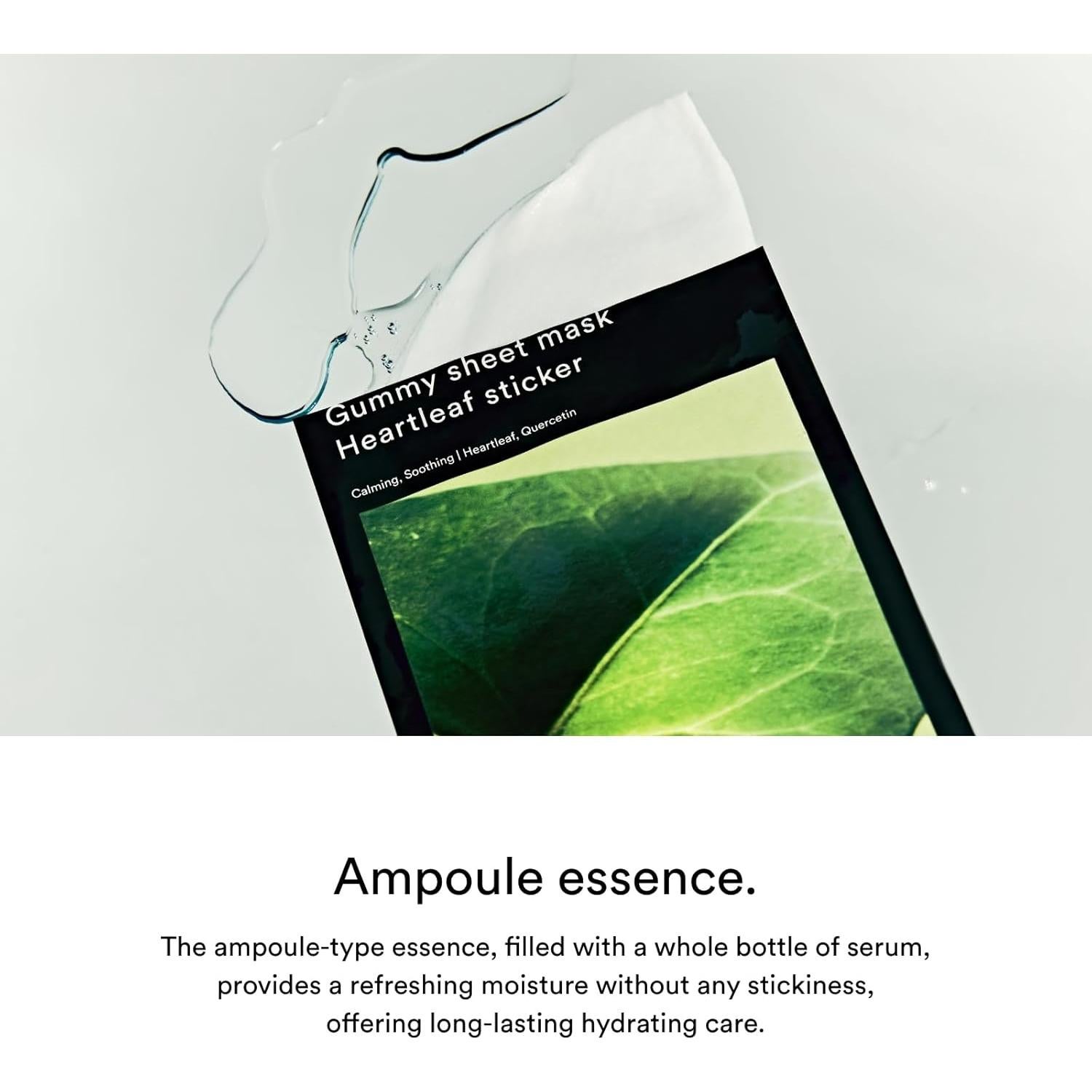 Mascarilla de Hoja Gummy Abib 10 Hojas Calmante Hialurón