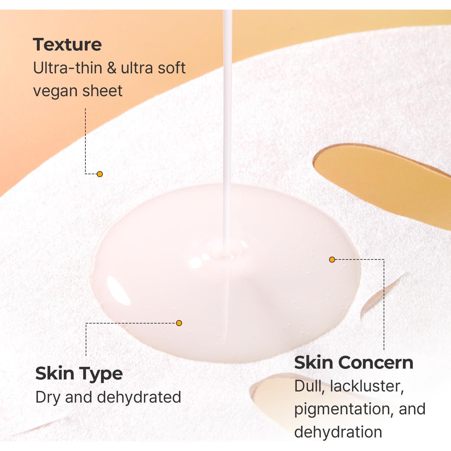 Mascarilla Facial Torriden CELLMAZING Vita C - 10 Hojas