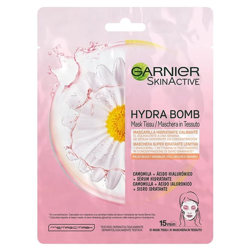 Mascarilla de Tela Garnier SkinActive Hydra Bomb 32g