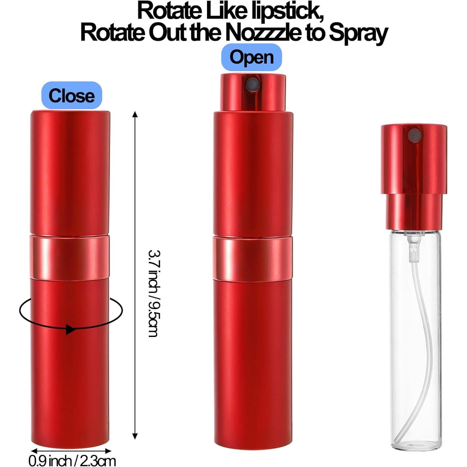 Foraineam 8 Pack Mini Atomizador de Perfume 8ml Viaje