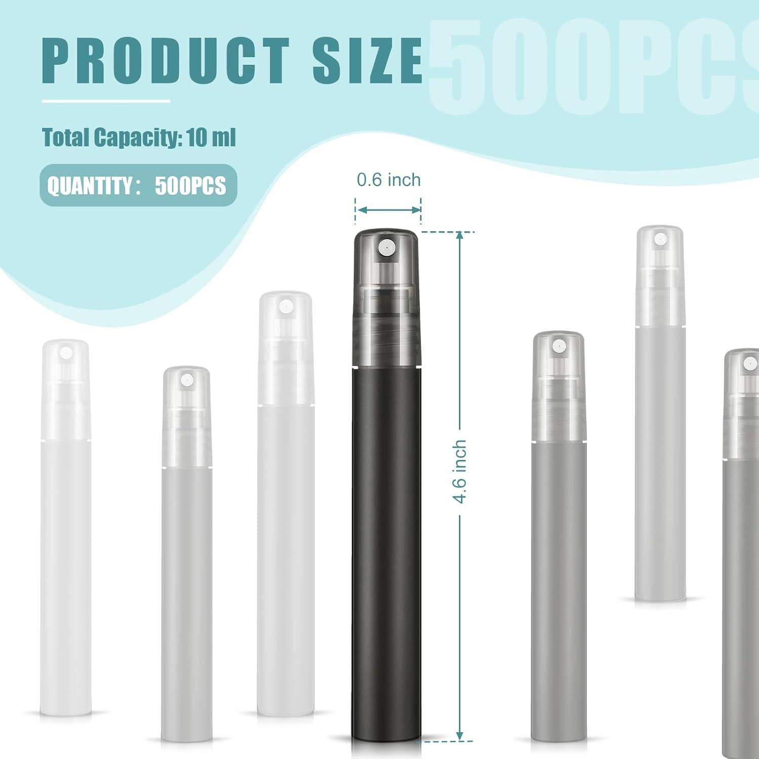 Botellas de Spray Mini Remerry 10 ml Reutilizables 100 Pcs