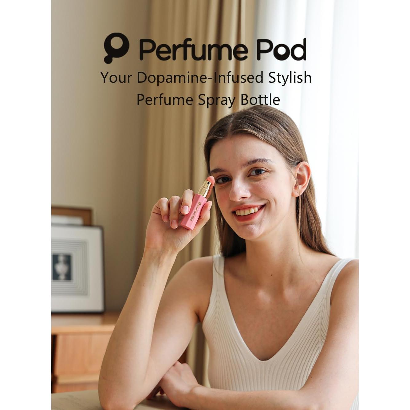 Atomizador de Perfume Recargable Perfume Pod FLORA01 Rosa 5ml