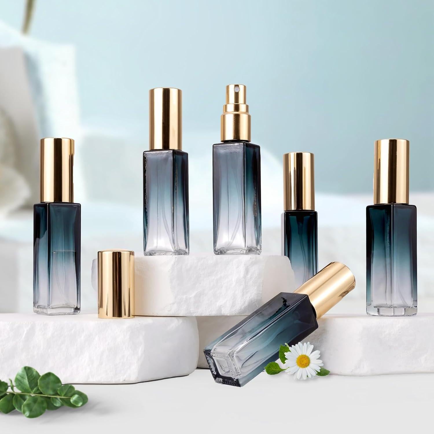 Kesell 10ml Botellas de Spray Rellenables 11 Pcs Vidrio