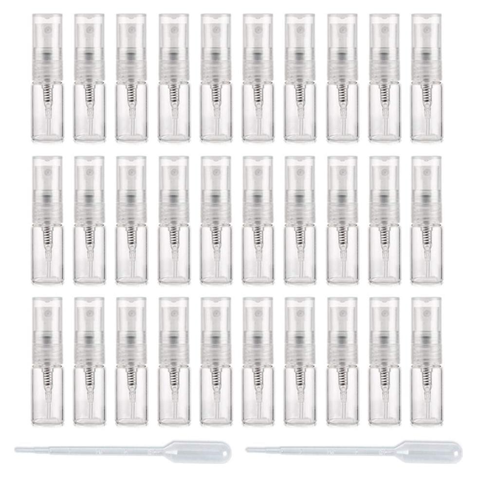 Botellas de Spray de Vidrio Refillable Enslz 30pcs 2ml