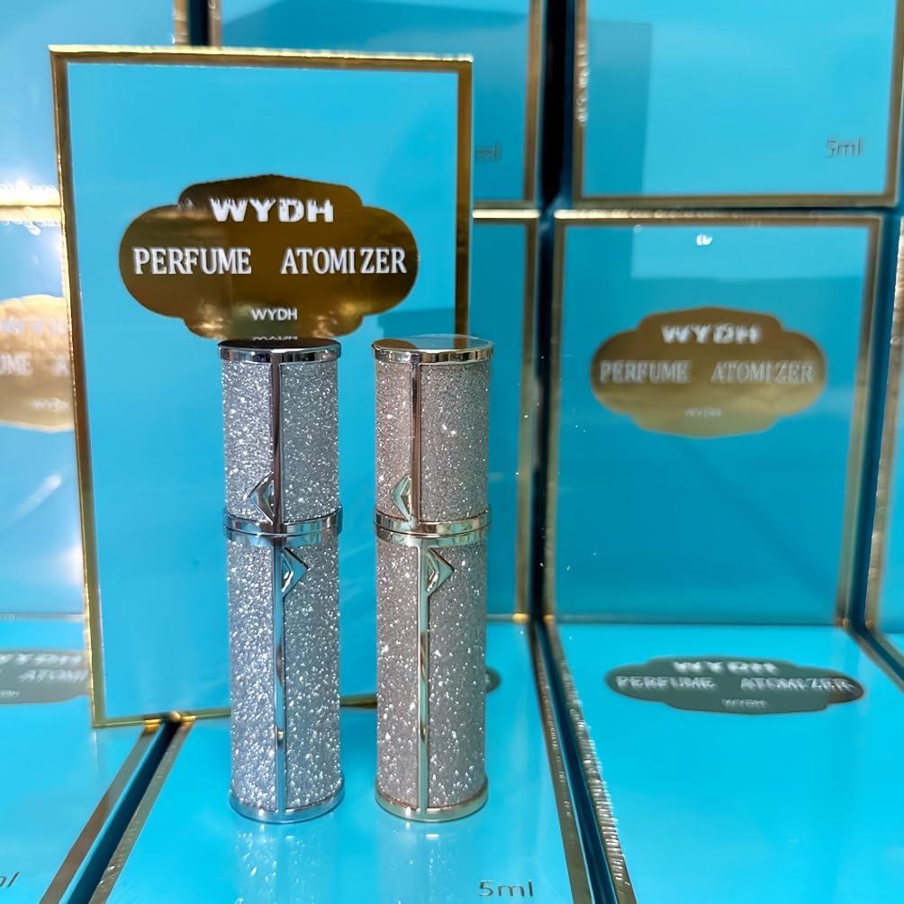 Botella de Perfume Rellenable SAWOHO 5ml Dorado Viaje