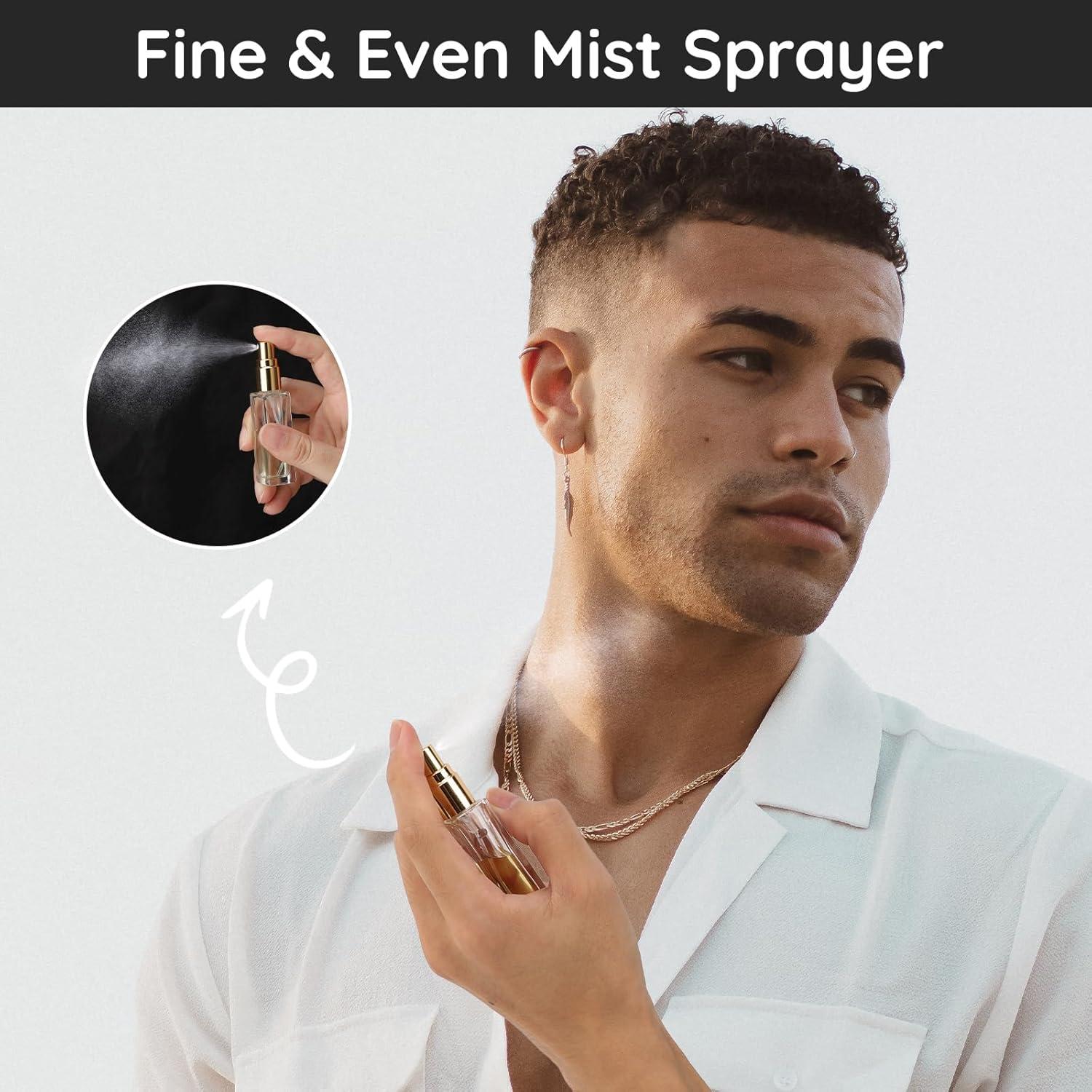 Set de 5 Botellas de Perfume Recargables Segbeauty 10 ml