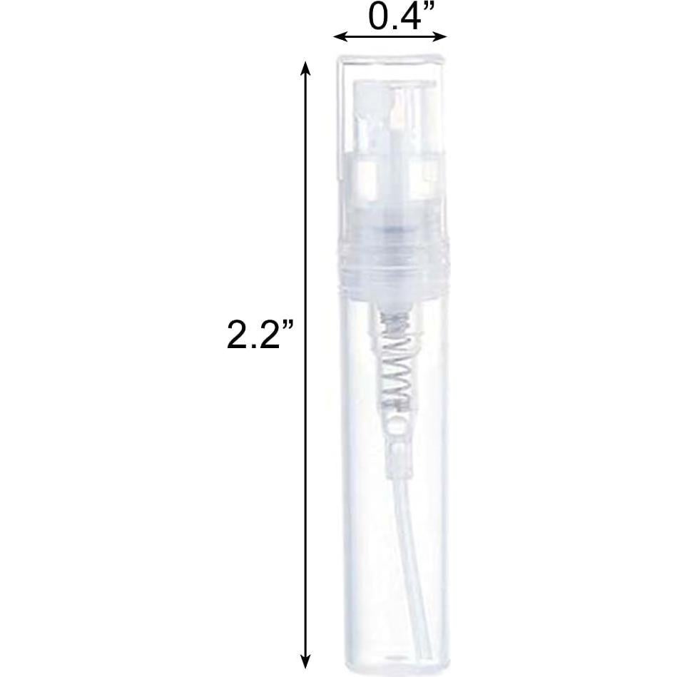 BlingKingdom 10 Botellas Spray Vacías 2ml Rellenables Portátiles