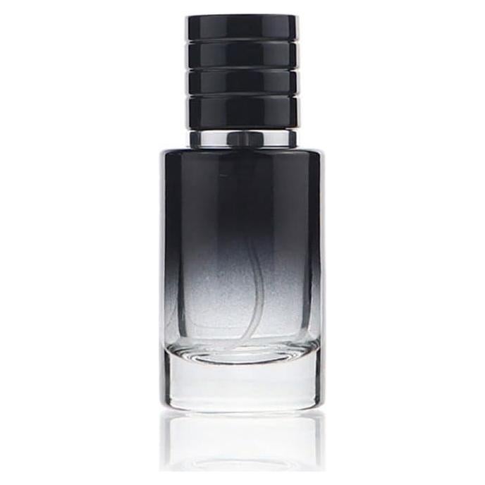 Atomizador de Perfume Recargable Jinshining 30ml Vidrio Negro