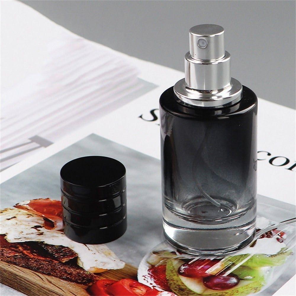 Atomizador de Perfume Recargable Jinshining 30ml Vidrio Negro