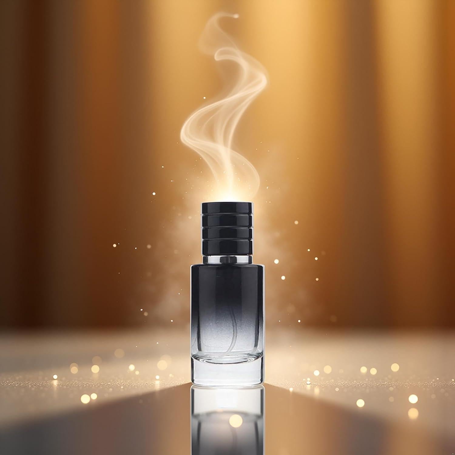 Atomizador de Perfume Recargable Jinshining 30ml Vidrio Negro