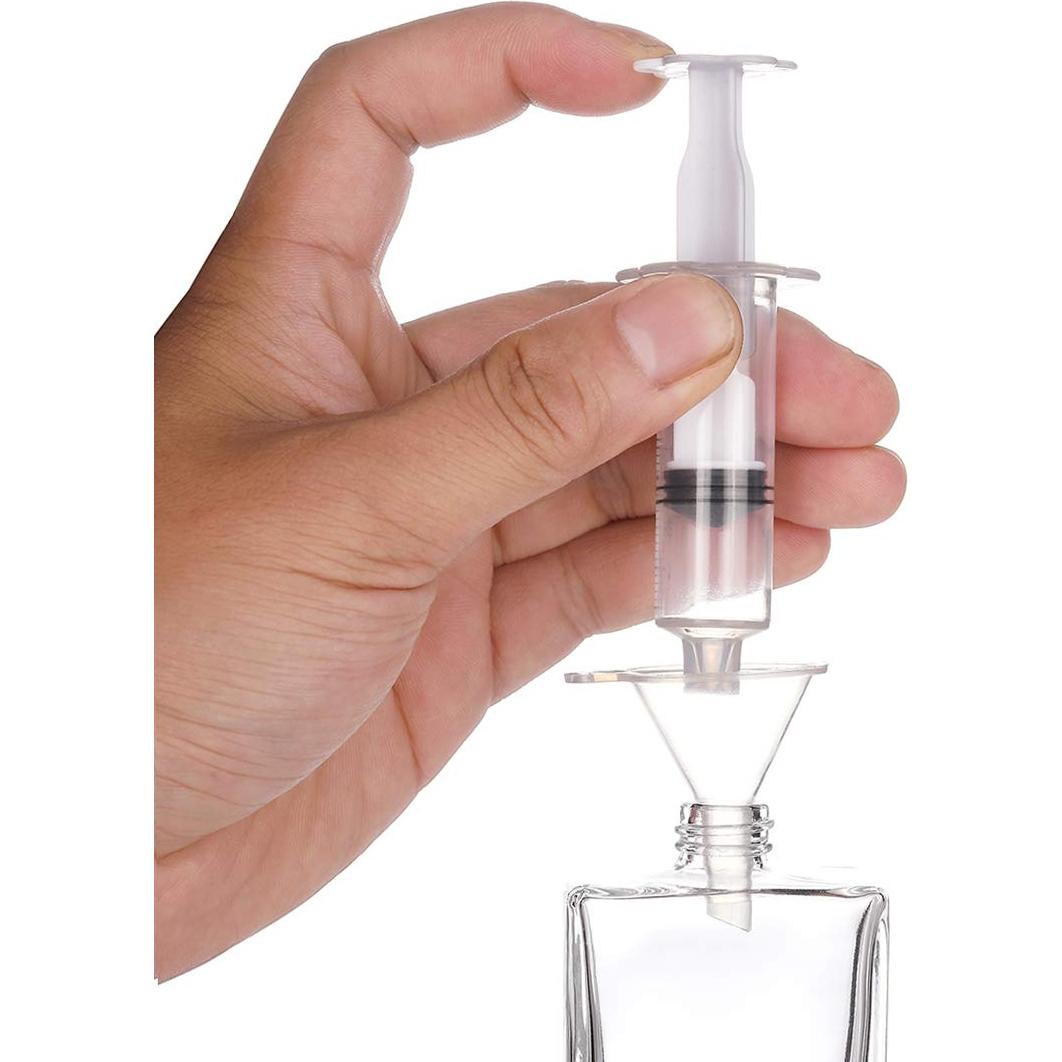 Paquete de 6 botellas de perfume recargables 30ml vidrio