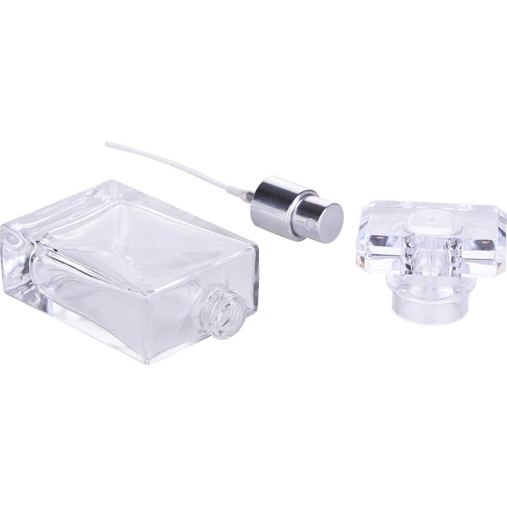 Paquete de 6 botellas de perfume recargables 30ml vidrio