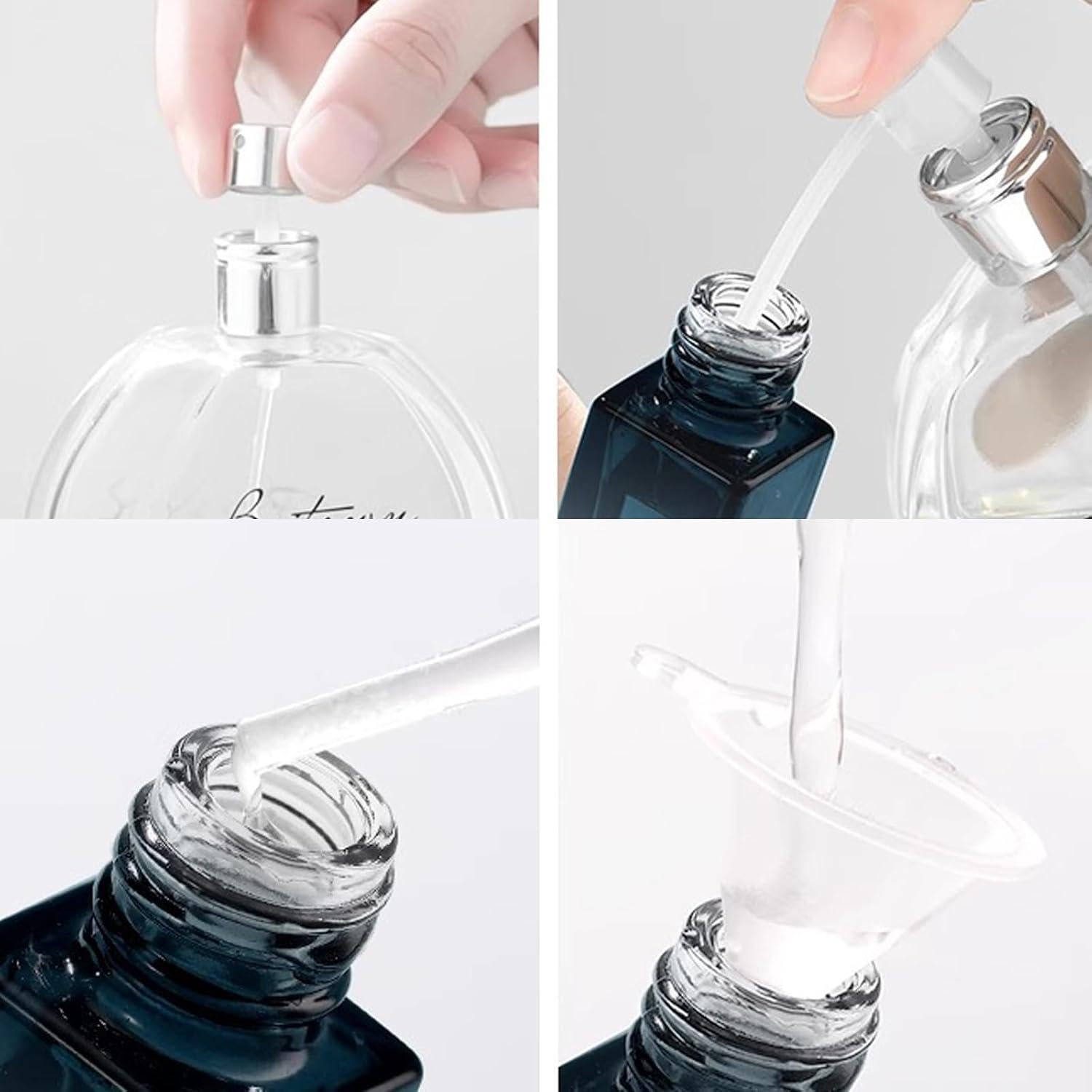 Botella de Perfume Refillable Qeuly 10ml Azul Gradiente