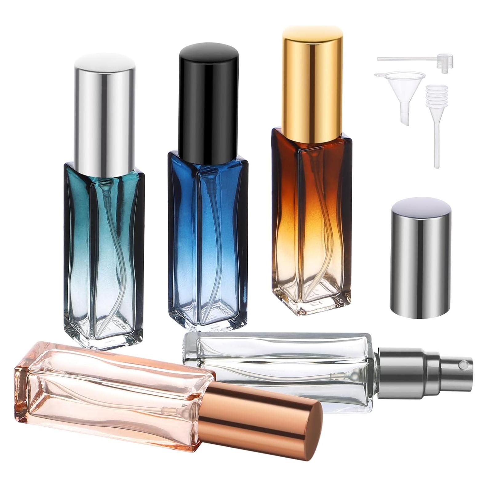 Conjunto de 5 Botellas de Perfume de Vidrio Segbeauty 10ML
