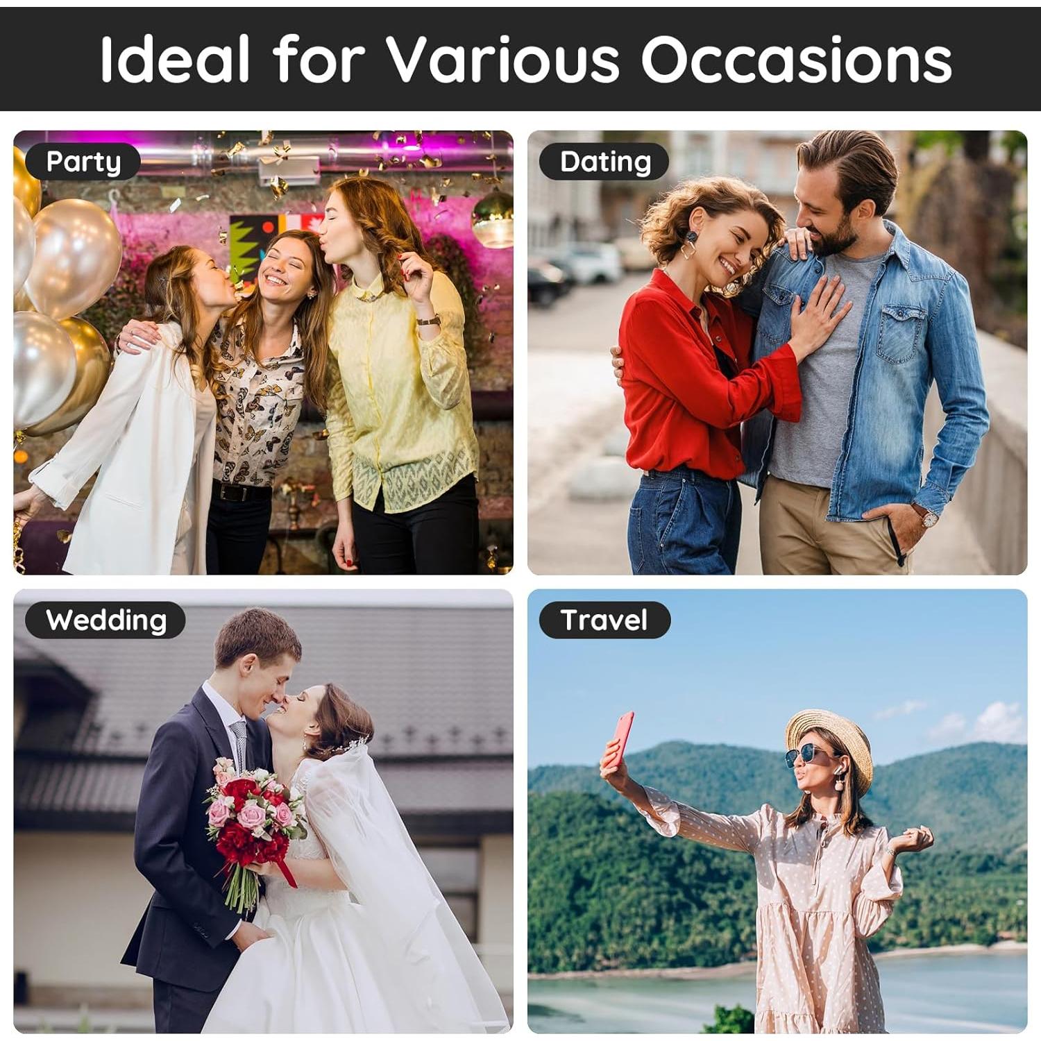 Conjunto de 5 Botellas de Perfume de Vidrio Segbeauty 10ML