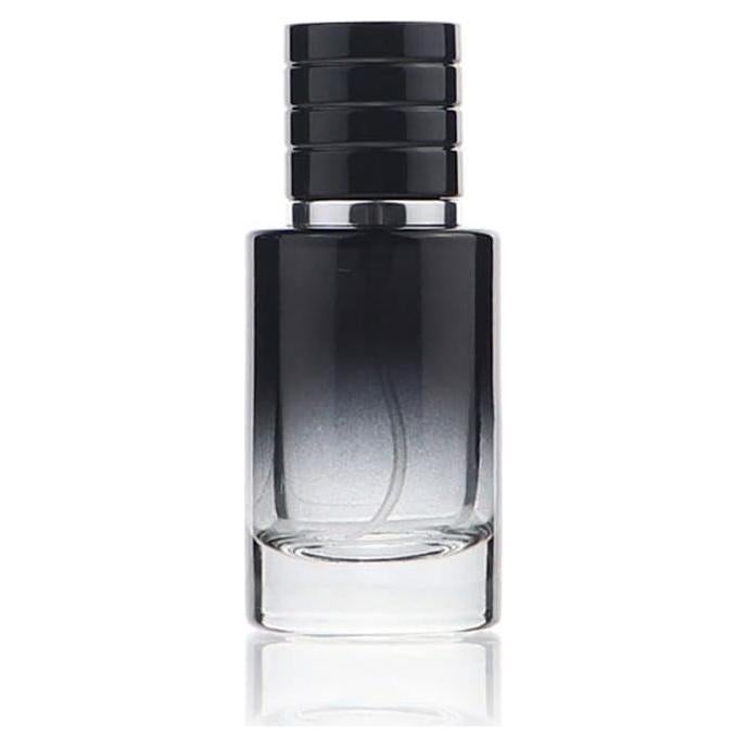 Atomizador de Perfume Fansoftiks 30ml Vidrio Negro Recargable