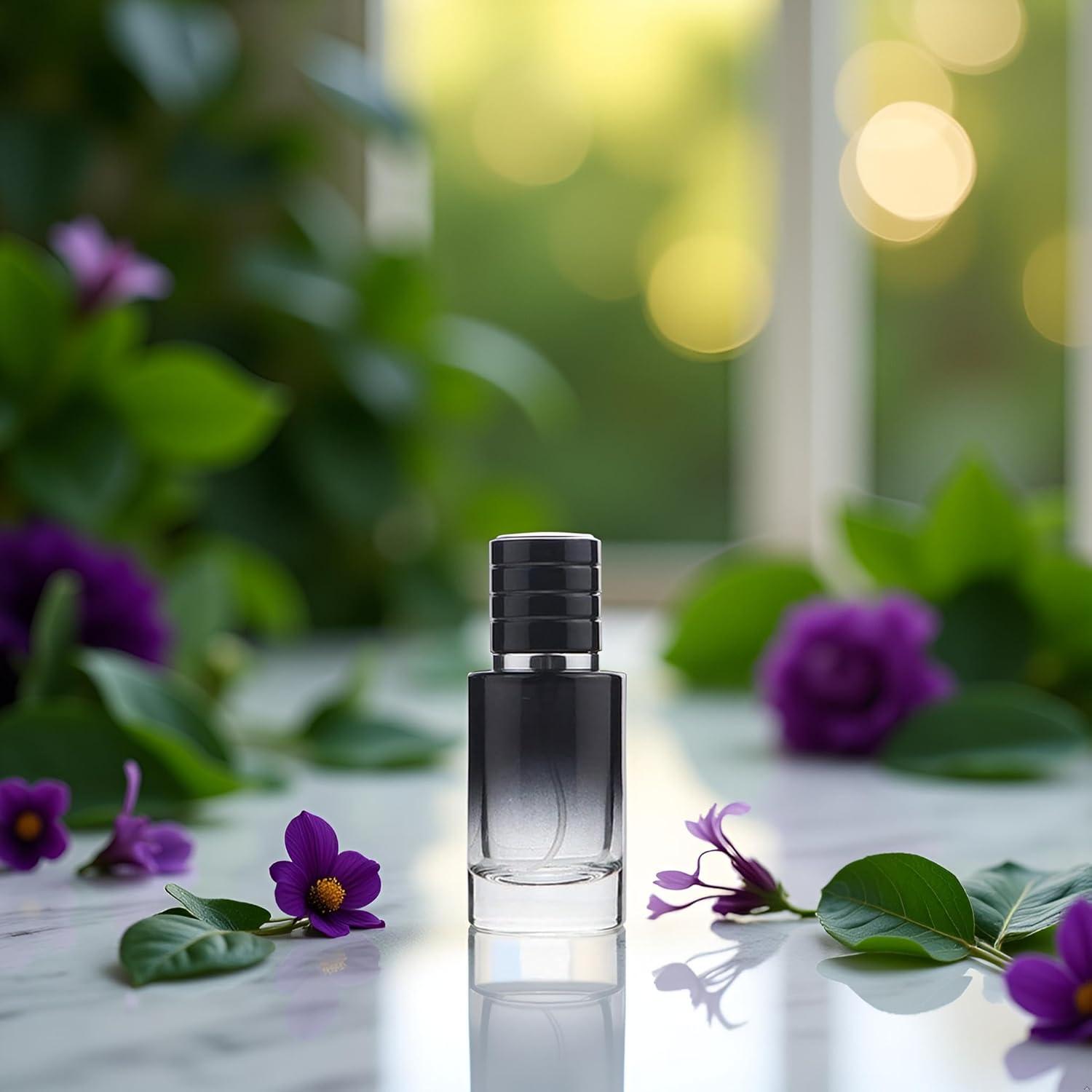 Atomizador de Perfume Fansoftiks 30ml Vidrio Negro Recargable