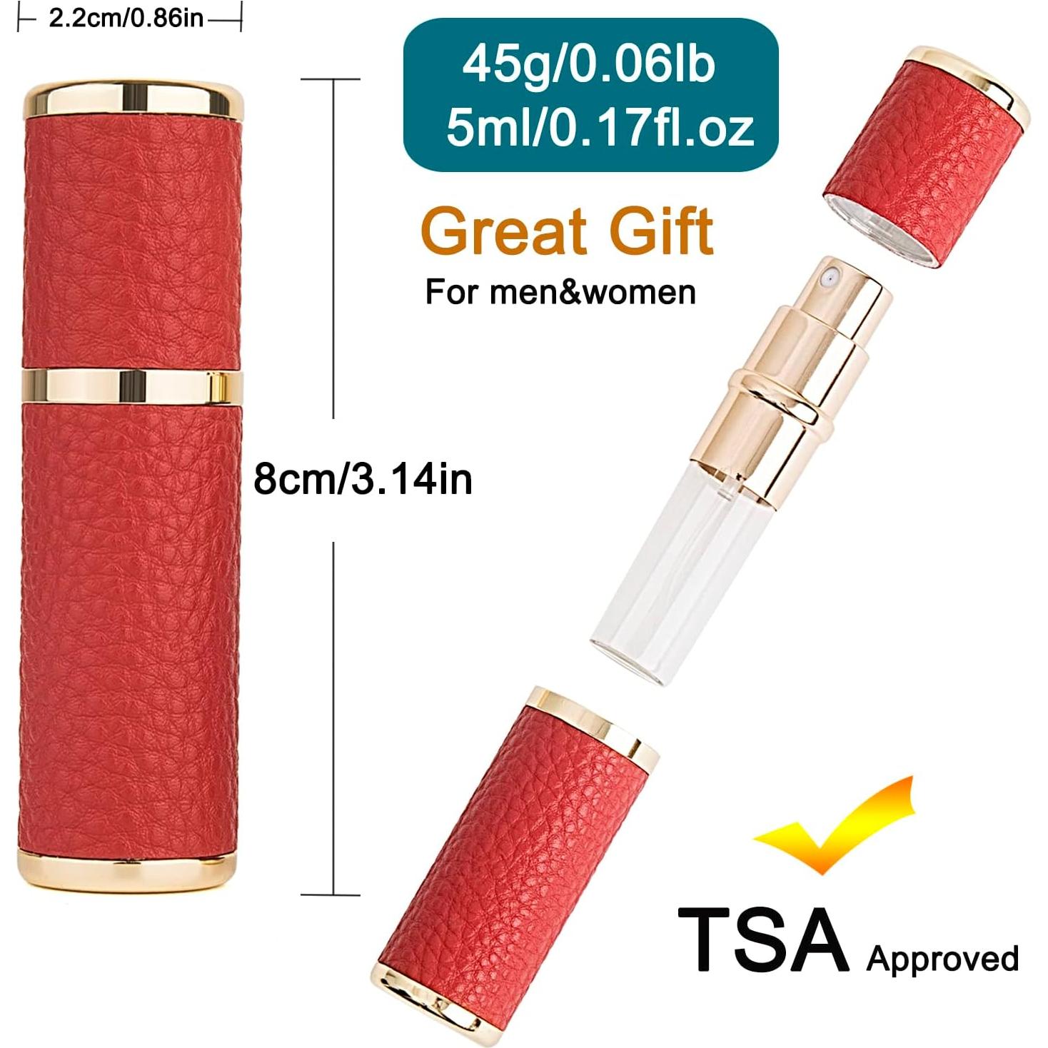 Set 2 Botellas Atomizadoras de Perfume Sinyutia 5ml Rellenables