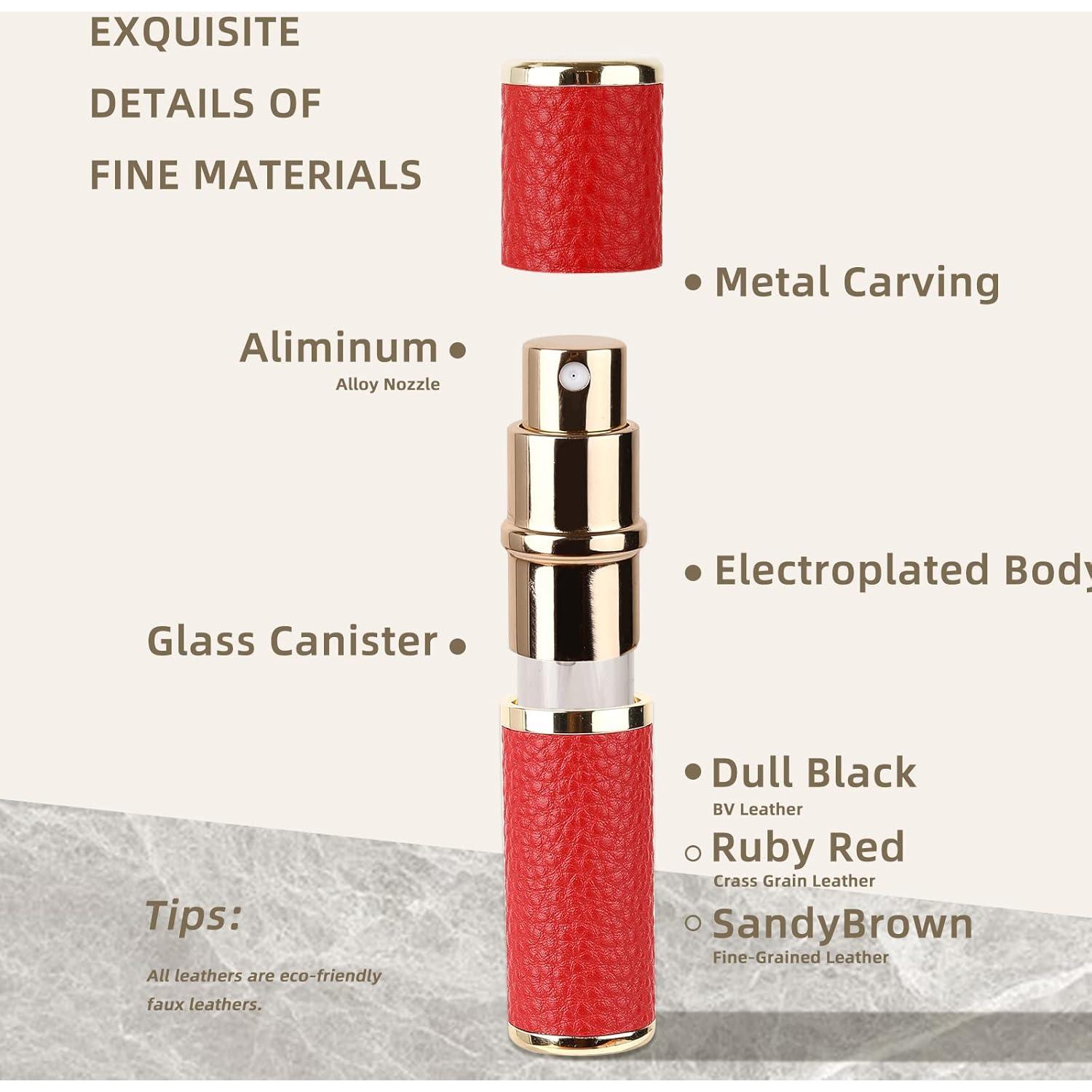 Set 2 Botellas Atomizadoras de Perfume Sinyutia 5ml Rellenables