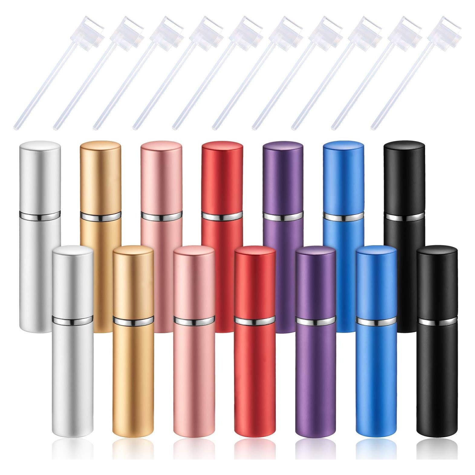Atomizadores de Perfume Boao 14 Pcs 5 ml Recargables Multicolor