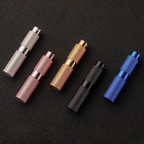 Atomizador de Perfume Rellenable Tekson 2PCS 8ml Negro y Rosa