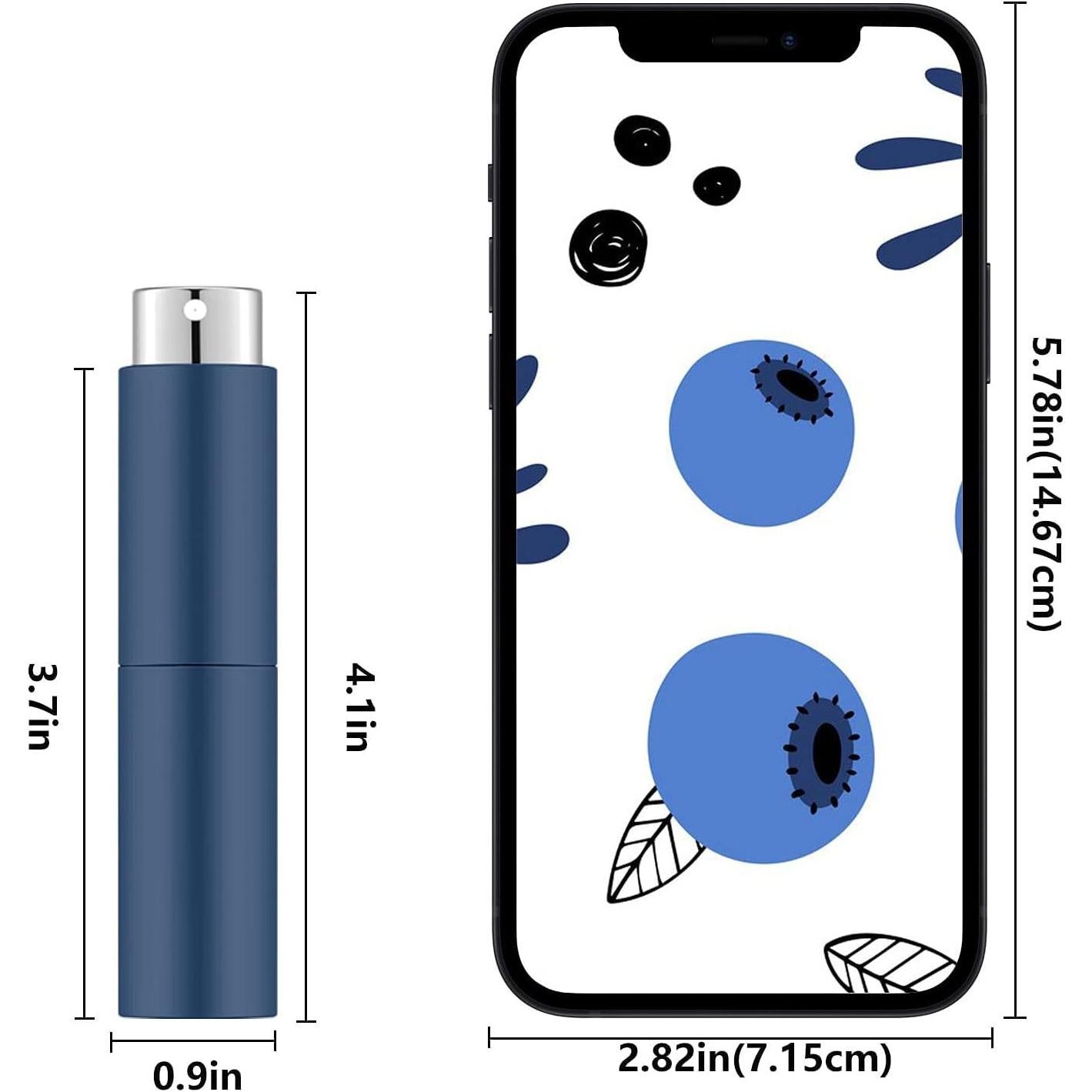 Atomizador de Perfume Portátil Lil Ray 8ML - 4 Piezas