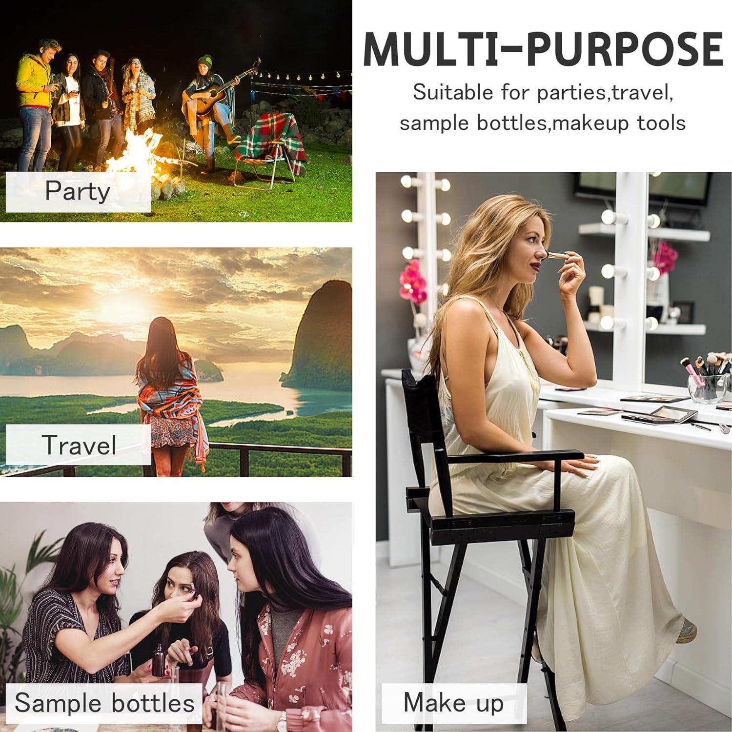 105 Mini Botellas de Spray de Vidrio 5ML Recargables Csdtylh