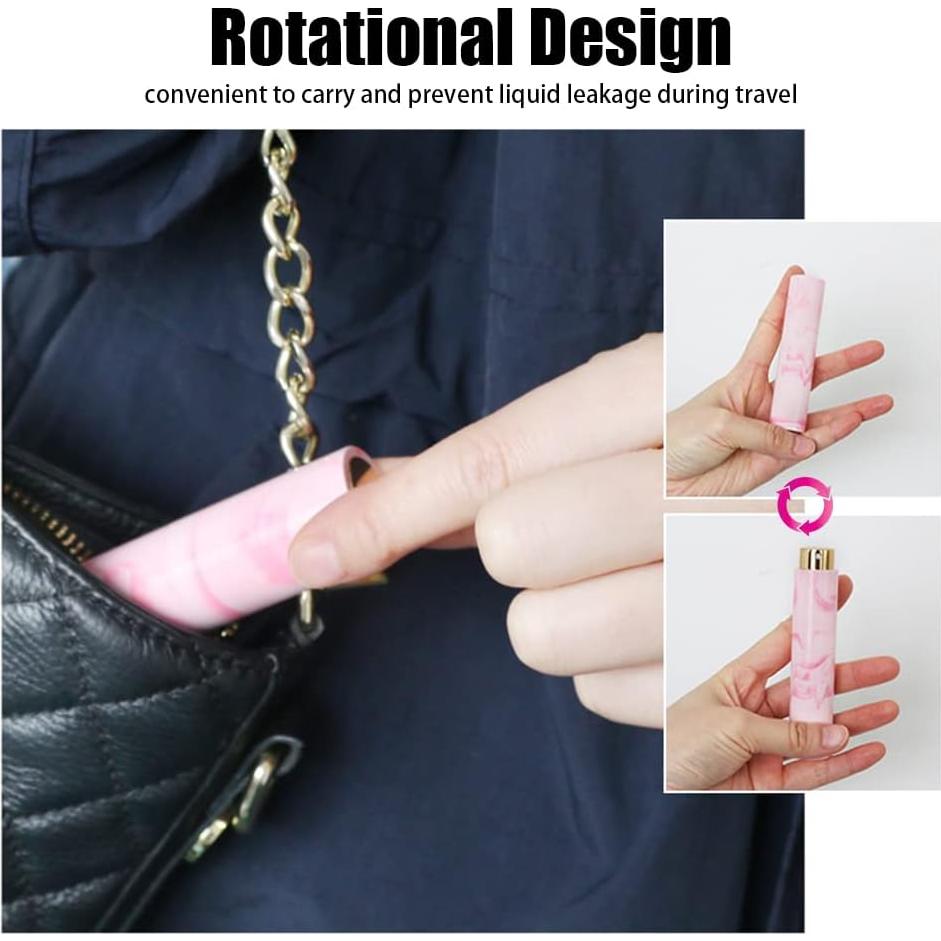 Botellas de Perfume de Viaje 3pcs Dzpuhuojz 10ml Aprobadas por TSA