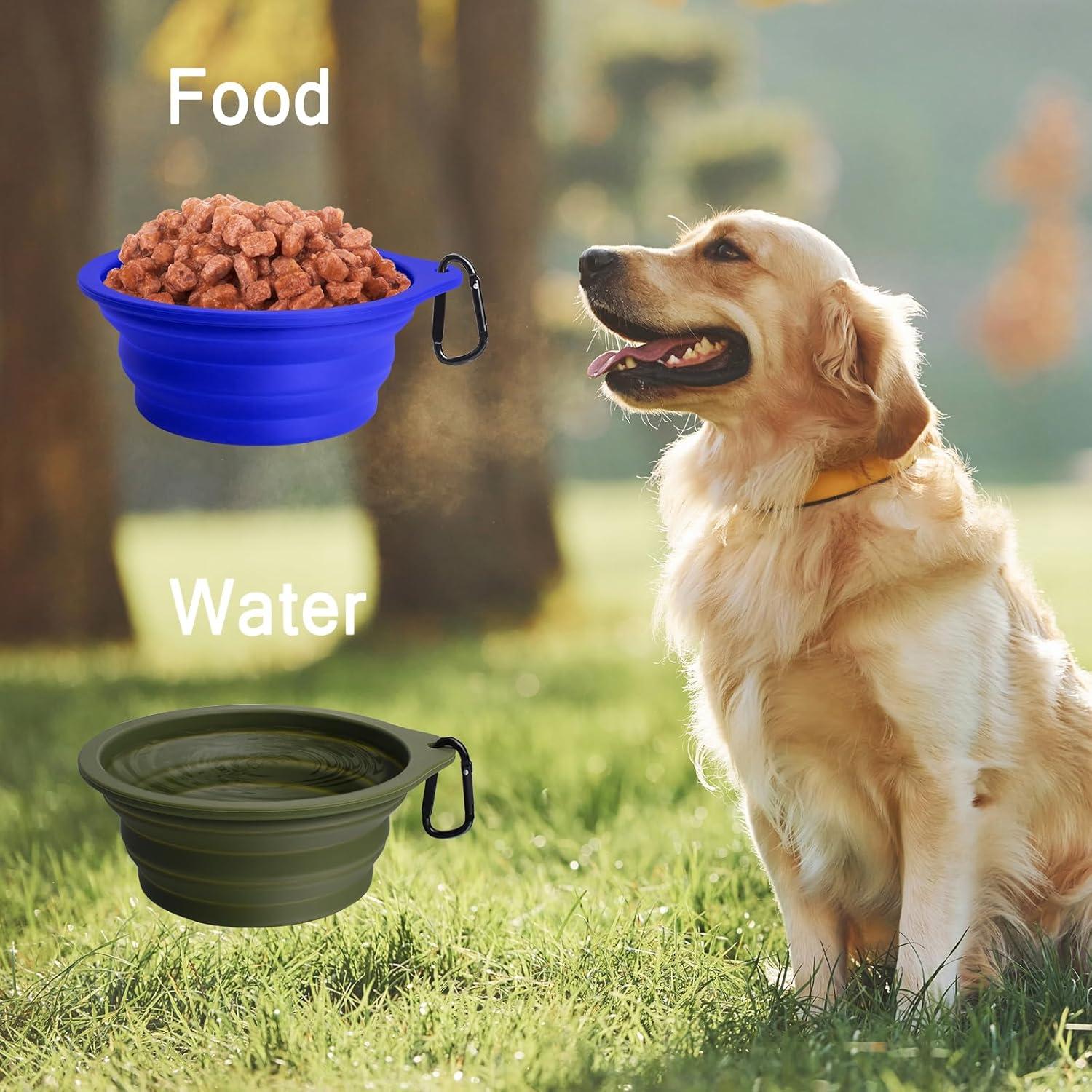 Cuencos de Silicona Colapsables PetBonus 2-Pack 591 ml