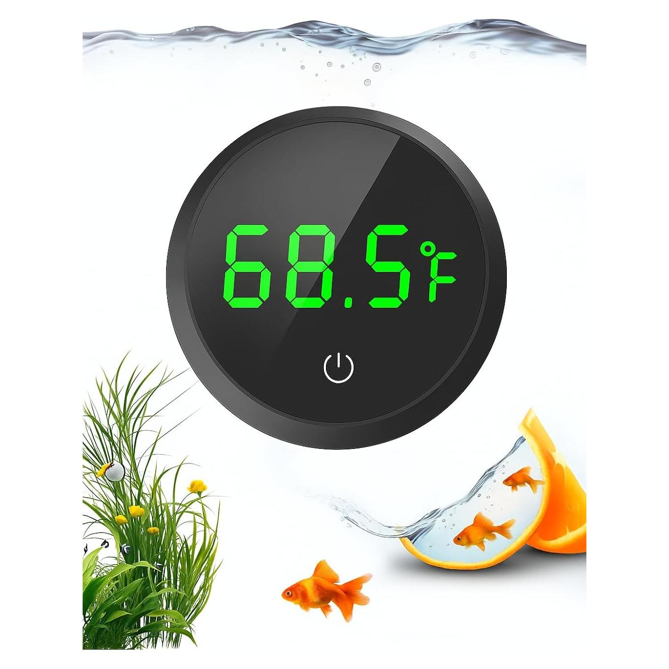 Termómetro Digital para Acuario QZQ Pantalla LED Inalámbrico